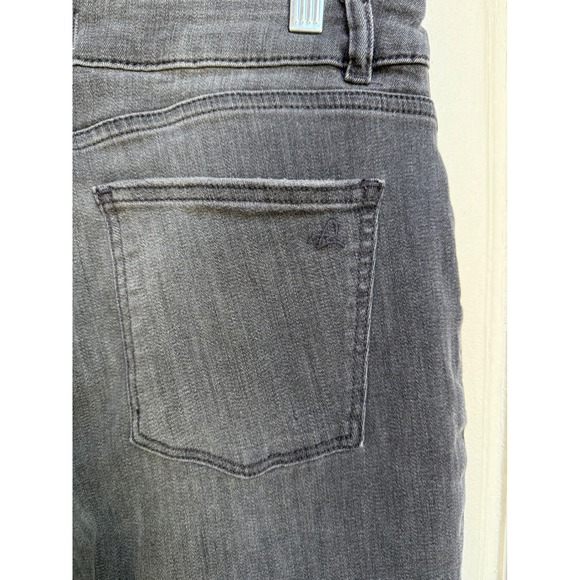 DL1961 Farrow‎ Instaslim Ankle Whitney Distressed Gray Jeans Womens Size 32 - Picture 7 of 7